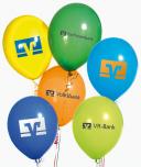 Luftballons mit Markenzeichen Volksbank
