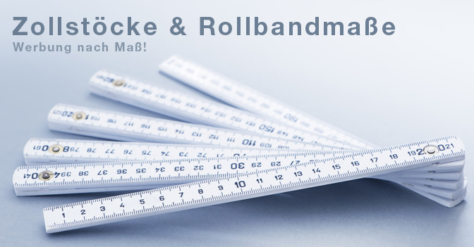 Zollstcke und Rollbandmae