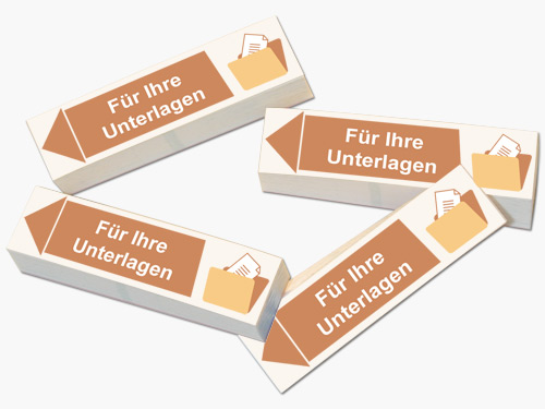 Fr Ihre Unterlagen Haftnotizen