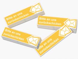 Bitte an uns zurckschicken - Haftnotizen