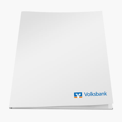 Prsentationsmappen mit Eindruck - Volksbank
