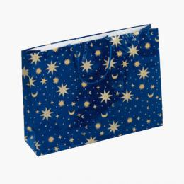 Papier Tragetasche mit \"Mond und Sterne\" Motiv