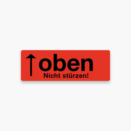 Oben - Nicht strzen!