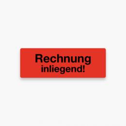 Rechnung inliegend!