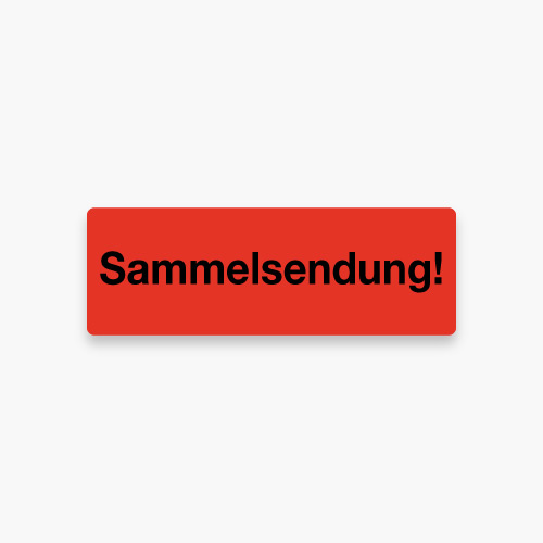 Sammelsendung!